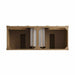 Brittany 60 Inch Double Vanity in Pecan Top View