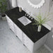 Brittany 60 Inch Single Vanity in Bright White With Phantome Eclos Top