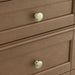 Brittany 60" Single Vanity in Pecan With Champagne Brass Hardware