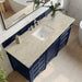Brittany 60" Single Vanity in Victory Blue With Tajnar Eclos Top