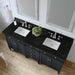 Brittany 72" Double Vanity in Black Onyx With Phantome Eclos Top