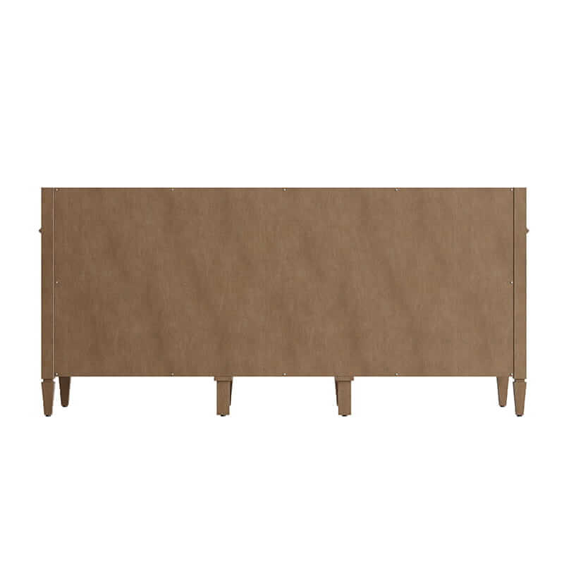 Brittany 72" Double Vanity in Pecan Back View