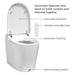 Brondel Coit Integrated SMART Bidet Toilet Auto Open Close Lid
