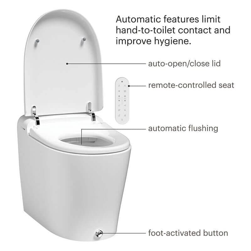 Brondel Coit Integrated SMART Bidet Toilet Auto Open Close Lid