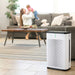 brondell pro sanitizing air purifier living room corner mom daughter behind