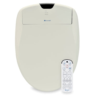 brondell swash 1400 luxury bidet toilet seat biscuit top view with remote