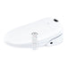 brondell swash 1400 luxury bidet toilet seat white corner view with remote