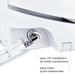 brondell swash 1400 luxury bidet toilet seat white installation