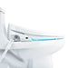 brondell swash 1400 luxury bidet toilet seat white side view up close