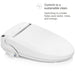 brondell swash bl97 bidet toilet seat corner view close lid