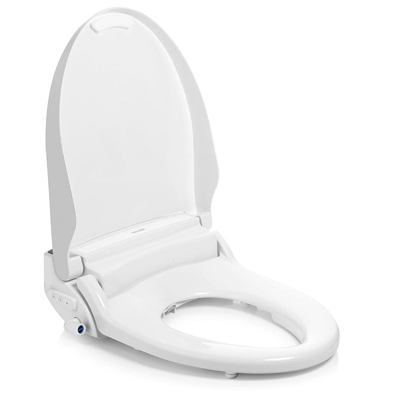 brondell swash bl97 bidet toilet seat corner view open lid