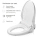 brondell swash bl97 bidet toilet seat features