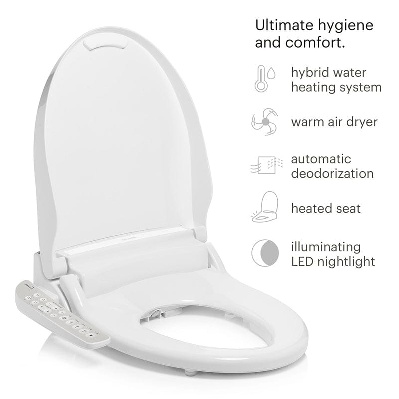 brondell swash dr801 bidet toilet seat features