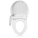 brondell swash dr801 bidet toilet seat front view open lid