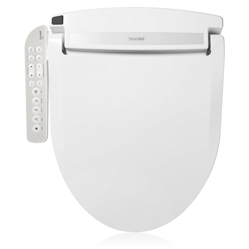 brondell swash dr801 bidet toilet seat top view