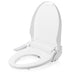 brondell swash em417 bidet toilet seat corner view open lid