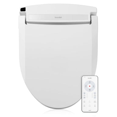 brondell swash em617 bidet toilet seat top view with remote