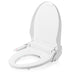 brondell swash select bl67 bidet toilet seat corner view open lid