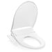 brondell swash thinline t22 bidet toilet seat corner view open lid