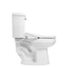 brondell swash thinline t44 bidet toilet seat side view with toilet