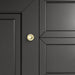Brookfield 36" Single Vanity in Black Onyx Champagne Brass Hardware