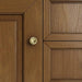 Brookfield 36" Single Vanity in Honey Oak Champagne Brass Hardware
