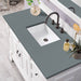 Brookfield 48" Single Vanity in Bright White With Cala Blue Silestone Top