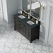 Brookfield 60" Double Vanity Black Onyx With Charcoal Soapstone Silestone Top