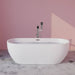 Bryn B6730 67 x 30 inch Freestanding Soaker Tub Silver Faucet Handheld Showerhead