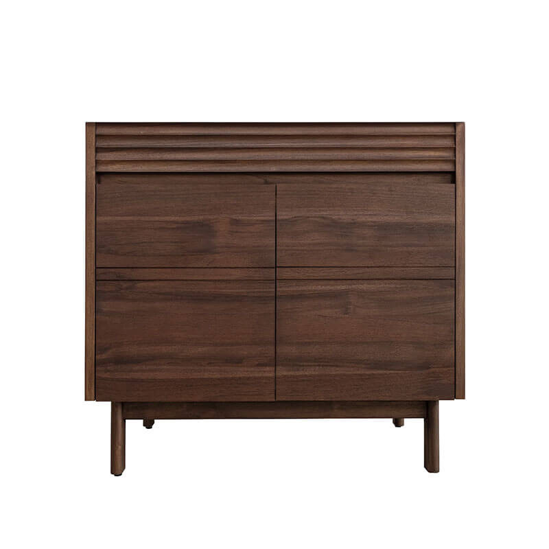 Carina 36 inch Single Vanity Coffee Teak Cabinet Only