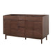 Carina 60 Double Vanity Cabinet Only Corner View