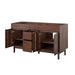Carina 60 inch Double Vanity Cabinet Only Open Drawers