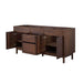 Carina 72  inch Double Vanity Coffee Teak Cabinet only Open Drawers