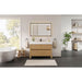 Cascadia 48 Single Bathroom Vanity with Top Weathered Fir Front View