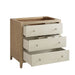 Celeste 36 Inches Single Vanity Sunwashed Oak With Embossed Shagreen Three Large Drawers