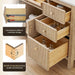 Cerrito 60 Single Bathroom Vanity With Top Natural Oak Full Extensions Drawers