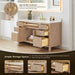 Cerrito 60 Single Bathroom Vanity With Top Natural Oak Hardware