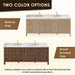 Cerrito 84 inch Double Bathroom Vanity with Top Natural Oak Color Options