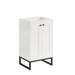 Chianti 20 Inch Single Vanity Glossy White Matte Black
