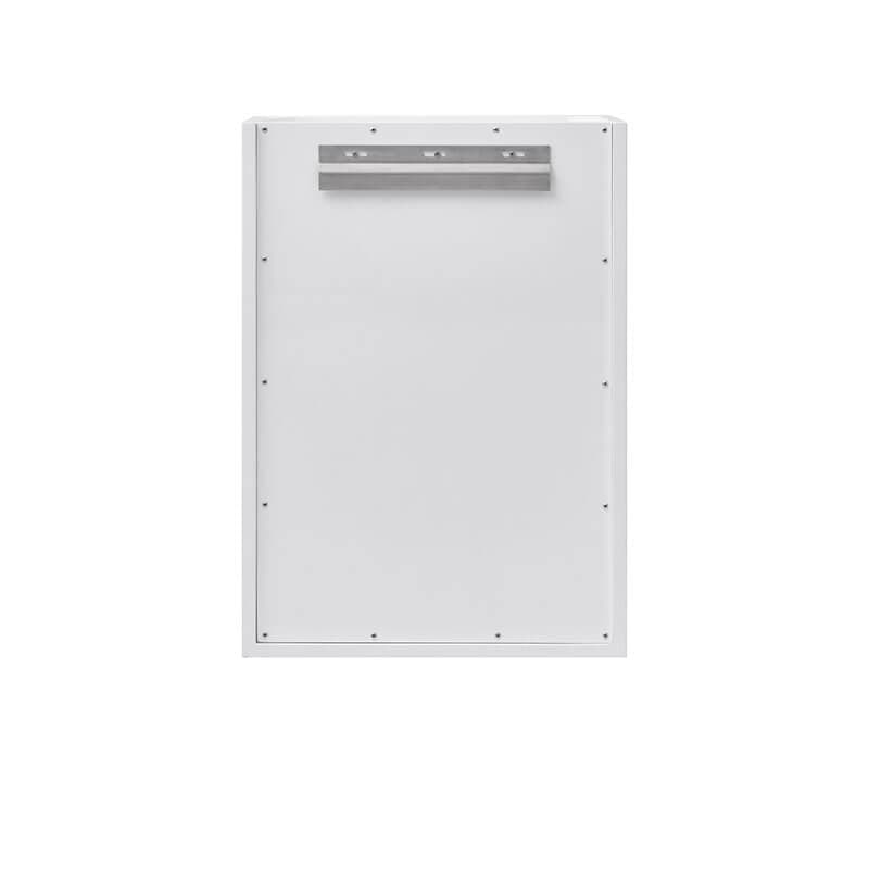 Chianti 20 Single Vanity Glossy White Back View