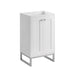 Chianti 20 Single Vanity Glossy White Brushed Nickel