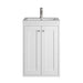 Chianti 20 Single Vanity Glossy White With White Glossy Composite Stone Top