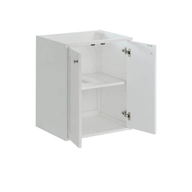 Chianti 24 Single Vanity Glossy White Open Door