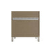 Chicago 30 Inch Single Vanity in Walnut Whisper Back View