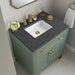 Chicago 30" Single Vanity in Smokey Celadon With Charcoal Soapstone Silestone Top