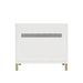 Chicago 36 Inch Single Vanity Glossy White Back-View