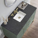 Chicago 48 Inch Single Vanity Smokey Celadon With Charcoal Soapstone Silestone Top
