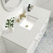 Chicago 48" Single Vanity Glossy White With Lime Delight Silestone Top