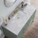 Chicago 48" Single Vanity Smokey Celadon Carrara Marble Top