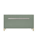 Chicago 60" Double Single Smokey Celadon Back View
